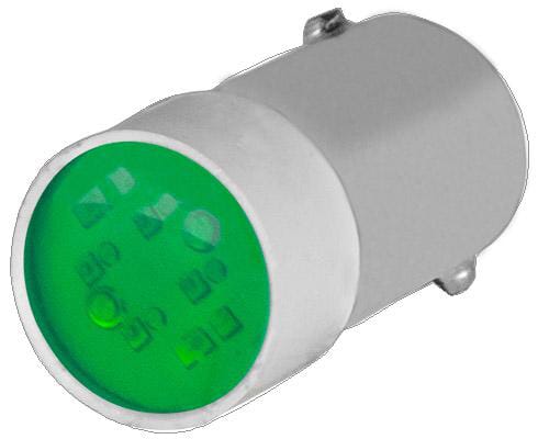 Lampe à LED BA9S, 24V vert(e) · réf. 010BA9SLV24