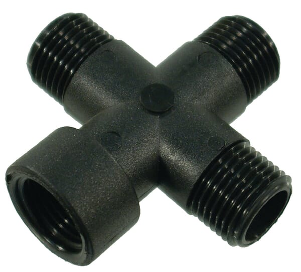 Křížový kus Arag 90° s vnitřním / vnějším závitem