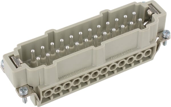 Insert M E 24P racc. à vis 1-24 — réf. 09330242601