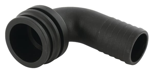 Raccord de tuyau 90° 35 mm avec connexion mâle T6 · réf. 1191635