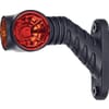 Marker light LH LED, 0.7/1.4W, 12-24V, white/orange/red, 110x55x125mm, 3 LED's, Kramp