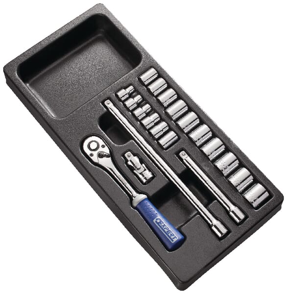 Module avec clés à douille 3/8" 20 pans · réf. E194678