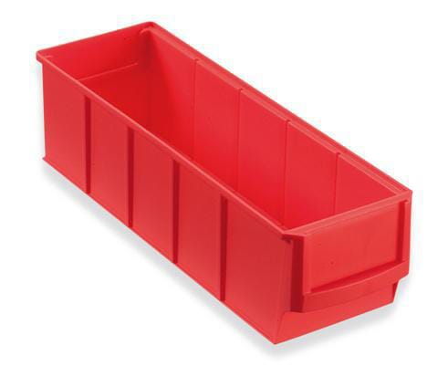 Conteneur polypropylène rouge 1,6L 300x91x81mm Hünersdorff · réf. WE780001