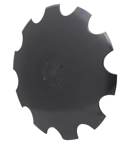 Disque de herse cranté 510 mm, 4 orifices — réf. HD510498
