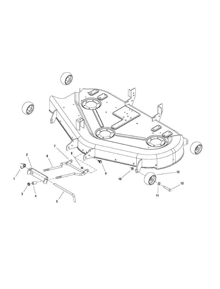 Žací jednotka 44" a 50" rám