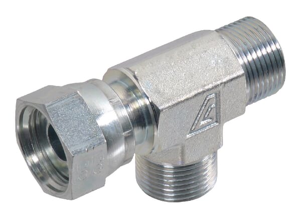 Raccord T renverse orientable 9/16 ORFS · réf. LORFS09