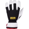 Grained leather work gloves with Spandex 3.010