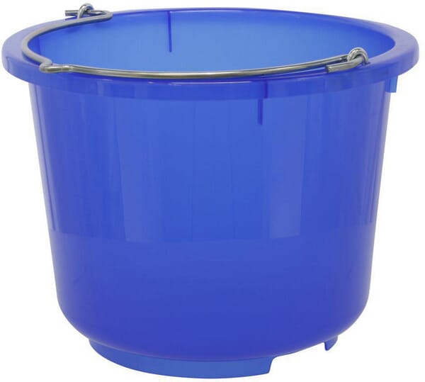 Kbelík modrý průhledný 12 l