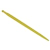 Loader tine, straight, square section 36x800mm, pointed tip with M20x1.5mm nut, yellow, Stoll