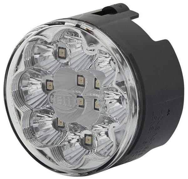 Feu arrière LED rond blanc Ø66mm — réf. 2SB009001401