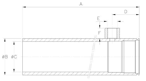 Tube 60 course 800 L=902 250b vue 2