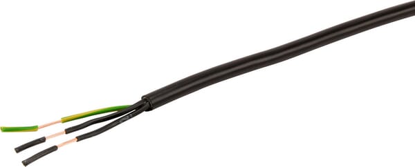 Câble FLEXYJZ-3x0,75 BK · réf. FLEXYJZ3075BK