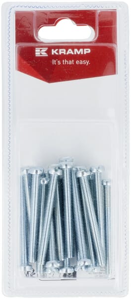 Vis à tête fraisée M5 x 50mm (20) — réf. KR963550P20B