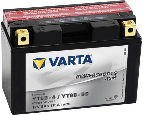 Käynnistysakku Varta 12V 8Ah 115A - Auton Akut ja Ajoneuvoakut - 508902012I314PS - 1