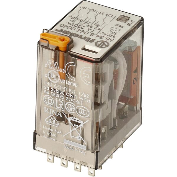 Relais 4W 7A 24V AC · réf. 553480240040