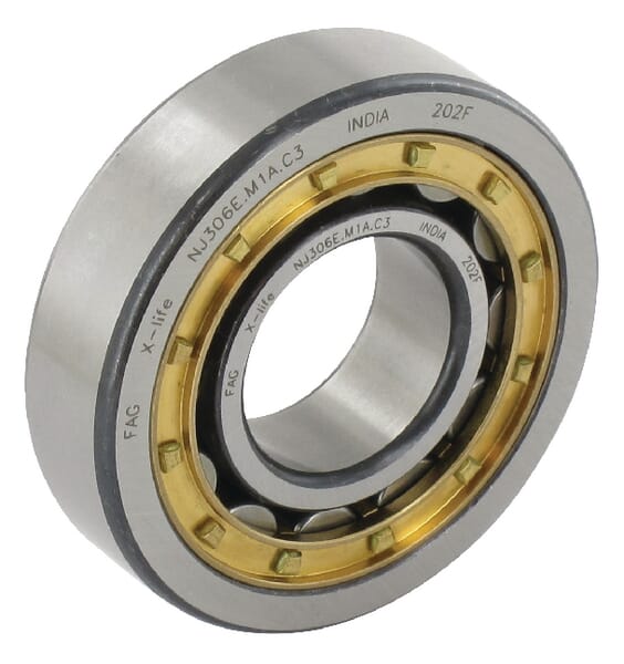 Roulement à rouleaux cylindriques 30x72x19mm INA/FAG · réf. NJ306EM1AC3