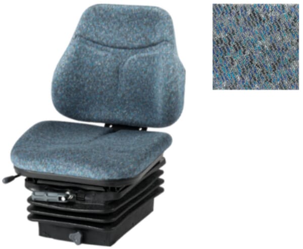 Siège en tissu, bleu, à suspension pneumatique, 12V, SC76 M97 Cobo — réf. SC1077296