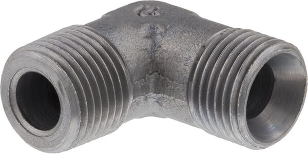 Racc. coudé m./m. 1/2 BSP/BSPT · réf. MMT9008K