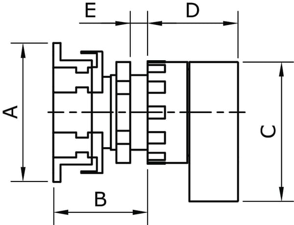 Levier pivotant vue 2