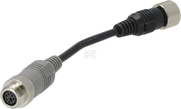 Adaptateur 4p verrou mâle - verrou femelle 6p vue 2