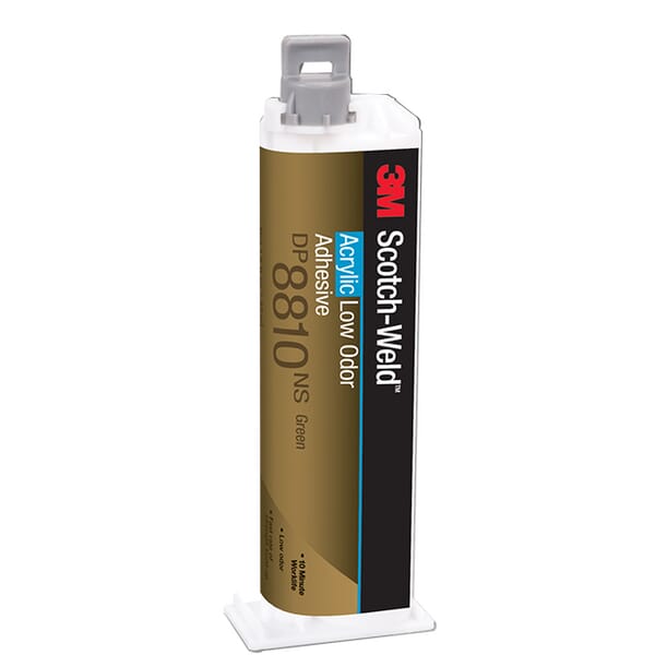 Scotch-Weld™ Adhésif acrylique peu odorant DP8810NS, 45 ml, vert · réf. 7100097574