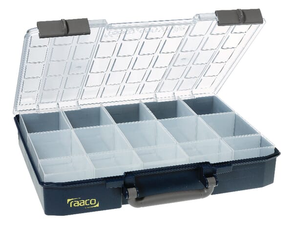 Boîte d'assortiment 15 godets CarryLite 80 5x10-15 Raaco · réf. 136310