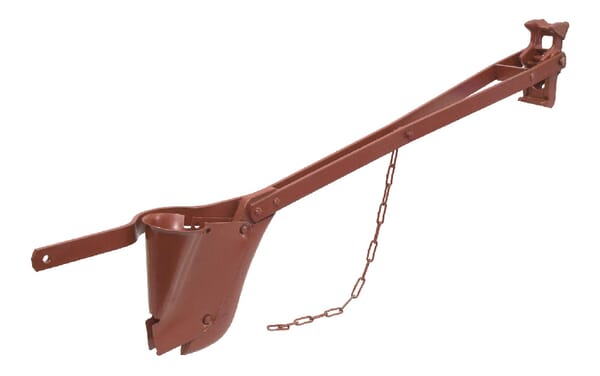 Support de fer pour soc semeur, long 590 mm — réf. 61003043090030
