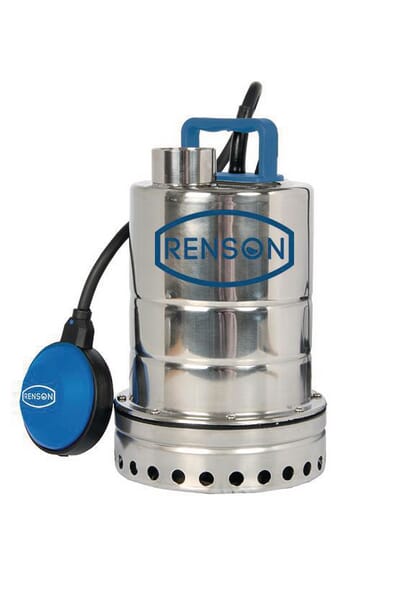 Pompe vide cave monophasée inox pour eaux peu chargées  0,25 kw — réf. 111169