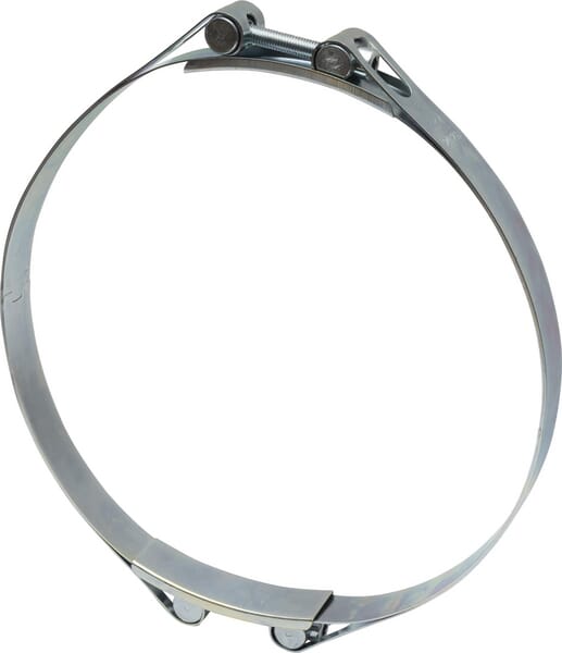 Hadicová spona dvojitá, 240–250 mm, dvojitý šroub, DIN912, pozinkovaná, Kramp