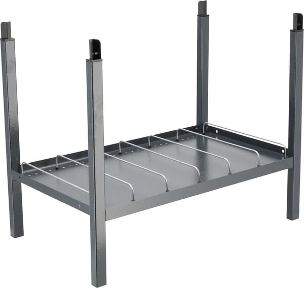 Středový modul s 1 policí a posuvnými příčkami (výška police 143 cm)