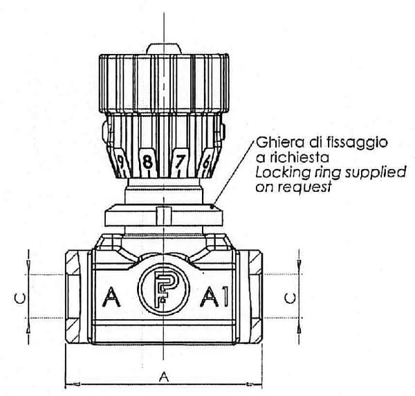 Clapet antiretour d'étranglement M04-0,5-1/4 vue 4