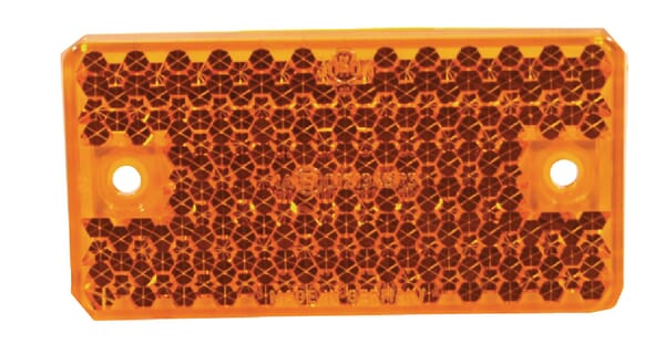 Catadioptre rectangle orange 91x47mm à visser — réf. 310002010