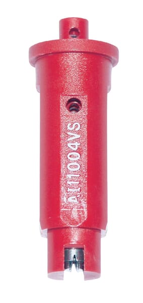 Buse à injection d'air AI 110° 04 rouge acier inoxydable TeeJet · réf. AI11004VS