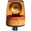 Rotating beacon Halogen, 24V, housing: yellow, flexible pole mount, Ø 147mm x190.5mm, JuniorPlus by Hella