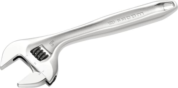 Clé à molette, 38 mm x10", 0-38 mm, Facom · réf. 10110FAC