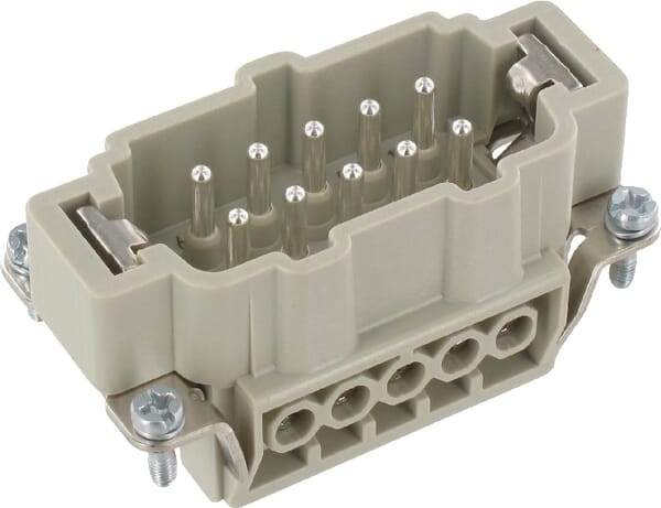 Insert mâle E 10P raccord vissé · réf. 09330102601