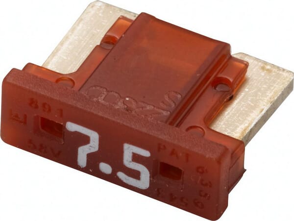 Fusible mini blade low 7,5A longueur 8,4mm brun pack 5x Hella · réf. 8JS728596302