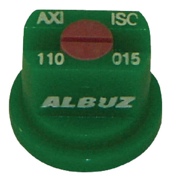Buse à jet plat AXI 110° 15 vert céramique Albuz · réf. AXI110015