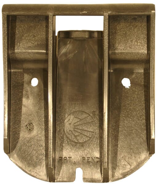 Závěsný držák napájecího žlabu, plastový