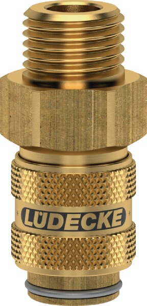 Raccord rapide f.mâle BSP 1/4" · réf. ESM14AAB