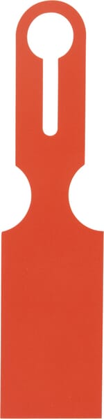 Štítek 200x50 mm oranžový, 100 ks