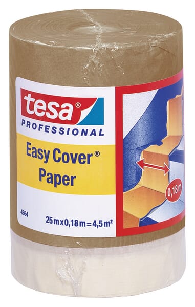 Krycí papír Easy Cover®, 25 m x 180 mm, hnědý