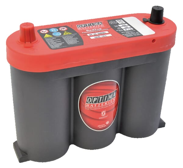 Batterie 6V 50Ah 815A AGM Red Top RTS 2.1 Optima — réf. 810355