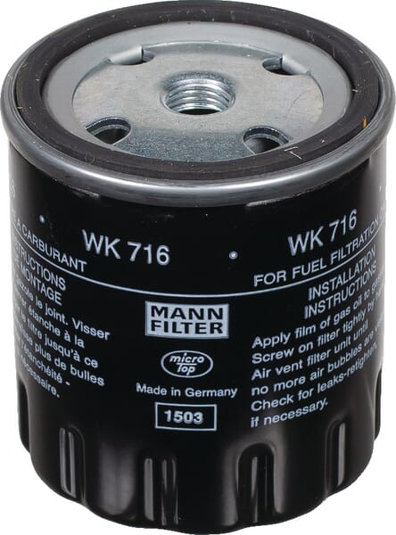 Cartouche filtrante carburant — réf. WK716