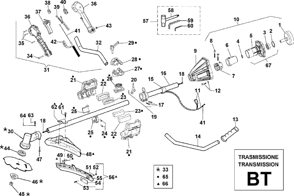 Pohon - provedení BT pro Active typ 4.5 model BT