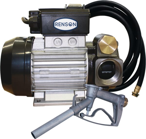 Futchoy Pompe à fioul - Pompe diesel auto-amorçante - 12 V - 50 l/min - 175  W - Pompe de transfert électrique avec pistolet automatique et tuyau