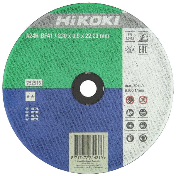 Disque à couper métal 230x3mm — réf. 752515