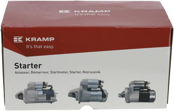 Démarreur 12V, 3.2kW, 9 dents, CW, Kramp vue 4